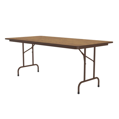 Correll CF3696PX-06 3/4" Thick Core High-Pressure Top Folding Tables, Medium Oak