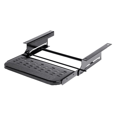 Stromberg Carlson Manual RV Step SMFP-1220 – Foldable Camper Stairs for Trailer, Portable Single Pull Out Platform for RV, Rust Resistant Construction, Exterior Camper Step, 20" Wide Non-Skid Design