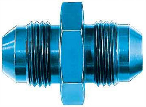 Aeroquip FCM2053 Blue Anodized Aluminum -08AN Flare Union Pipe Adapter