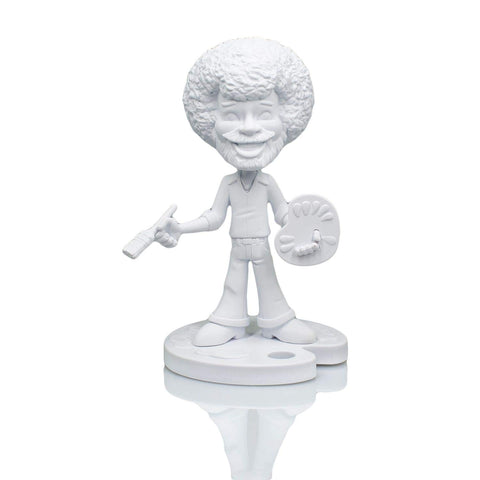 Toynk TOONIES Paint Your OWN BOB Ross 6.5" Vinyl Figure Collectible | White Variant