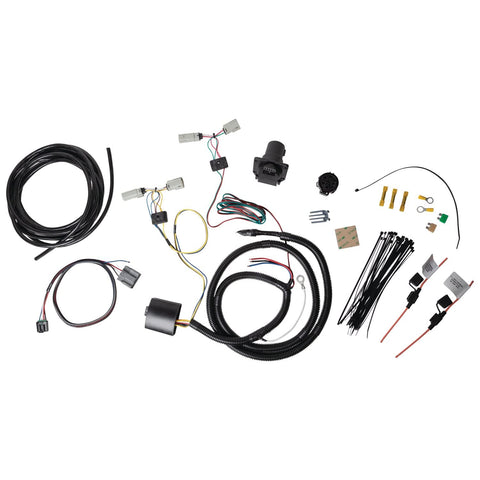 TEKONSHA 22127 Custom Tow Harness 7 Way Tow Hitch Trailer Wiring Harness Kit, Short Circuit and Overload Protection, No Cutting or Splicing Required
