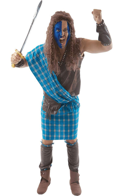 Orion Costumes Men's Scottish Warrior Scotsman Film Fancy Dress Costume