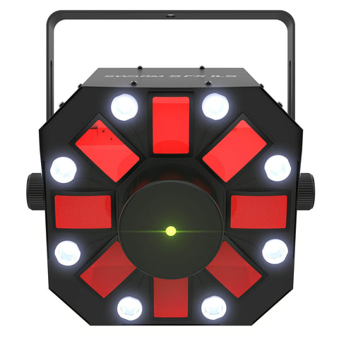 Chauvet DJ Swarm 5 FX ILS RGBAW 3-in-1 DMX LED Rotating Derby/L-Beam/Strobe Light