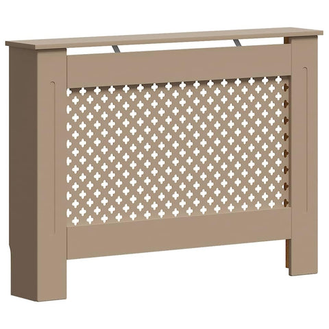 vidaXL Radiator Cover, Radiator Guard for Home Office, Heater Cover for Living Room Decorative, Heating Cabinet Protective Cover, Brown MDF