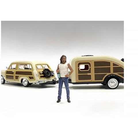 Campers Figure 3 for 1/24 Scale Models by American Diorama