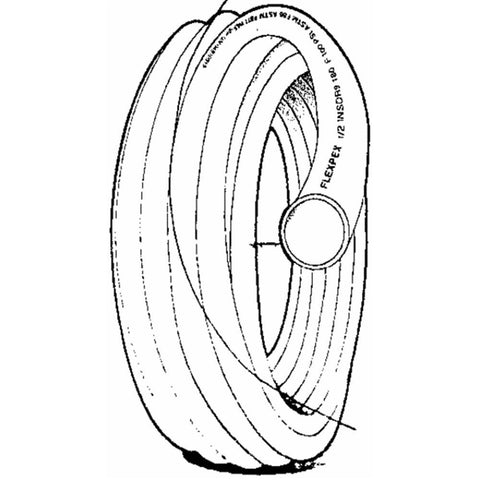 ELKHART SUPP FLAIR-IT CENTRAL 16062 3/8-Inch x 100-Feet Pex Pipe
