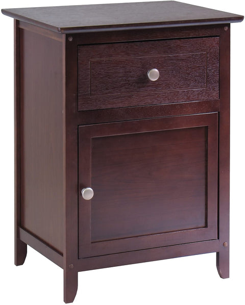 Winsome 25 x 18.9 x 14.96-Inch Wood Night Stand/Accent Table, Brown (94215)