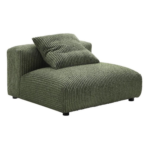 Modway Solace Single Sectional Sofa Chair, Fern