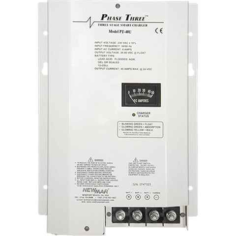 NEWMAR 12V 40 Amp Smart Battery Charger / NMR-PT-40U /
