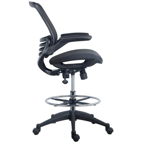 Harwick Evolve All Mesh Heavy Duty Drafting Chair, Dark Knight Edition