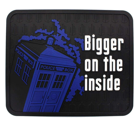Underground Toys Doctor Who Tardis Bigger on The Inside 16" x 13.5" Rubber Mat