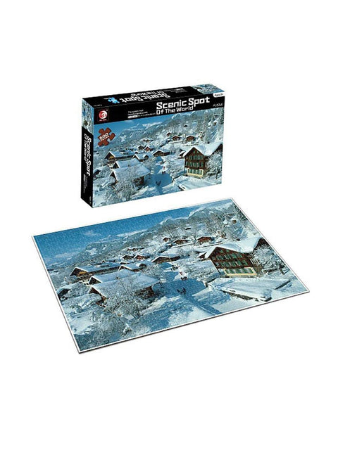 Scenic Spot of The World Hotel Eigerblick 500 Piece Jigsaw Puzzle