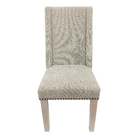 Laurant Upholstered Dining Chair (Set of 2) - Fawn/Natural Driftwood