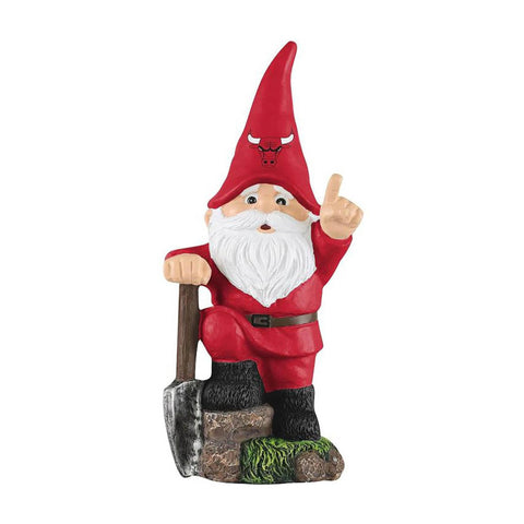 FOCO Chicago Bulls NBA 10.5 Inch Shovel Time Garden Gnome