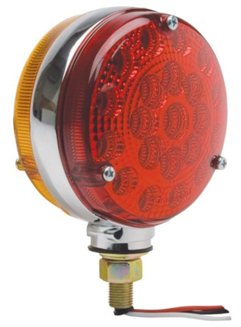 RoadPro RP3802/40LC LED 4" Double-Face Red/Amber Stop/Turn Light Assembly