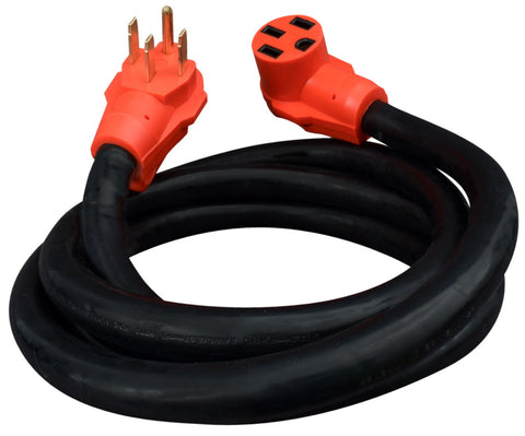 Valterra Mighty Cord® RV 50-Amp Extension Cord, 10-Foot Power Extension Cord, Red