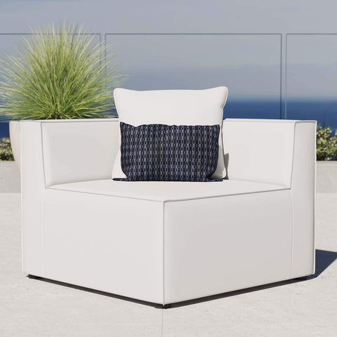 Modway EEI-4210-WHI Saybrook Patio Sectional Corner Chair in White