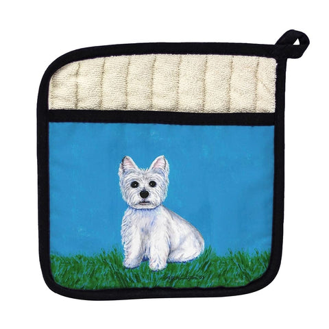 Betsy Drake PT071 Westie Pot Holder