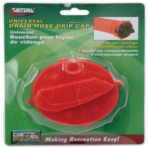 VALTERRA T1020-2VP Universal 3" Drain Hose Bayonet Drip Cap - Red (Carded)