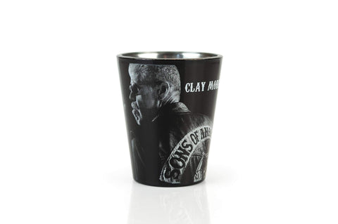 JUST FUNKY SOA-SG-789-JFC Clay Morrow, Son of Anarchy Shot Glass