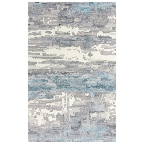 Rizzy Home Alora Decor Spirit 8'6" x 11'6" Abstract Gray/Ivory Hand Tufted Area Rug