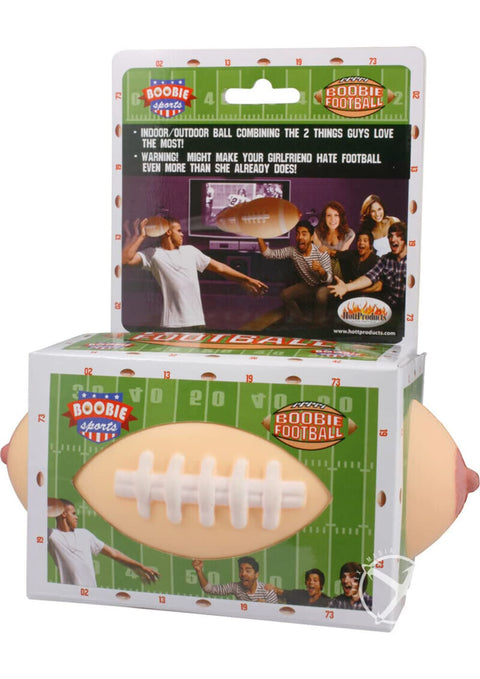 Hott Products Boobie Football, Pink and White, 5 Ounce