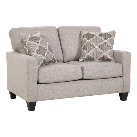 American Furniture Classics Model 8-020-A329V6 Moroccan Series Loveseat with Two Accent Pillows