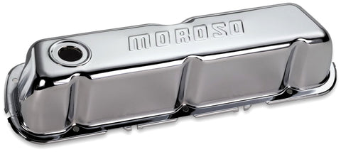 Moroso 68202 Chrome Valve Covers, Fits Small Block Ford 289-302/351W