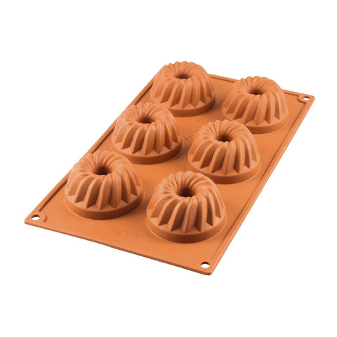 Silikomart Silicone Classic Collection Mold Shapes, Bundt, Small