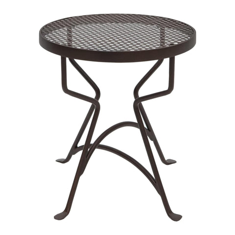 Oakestry Capri Plant Stand 12-Inch Height Metal Holder for Indoor Outdoor Pots Planters Balcony Patio Floor Display Decorative Stable Modern Home Garden Decor Stylish Vertical Accent Use