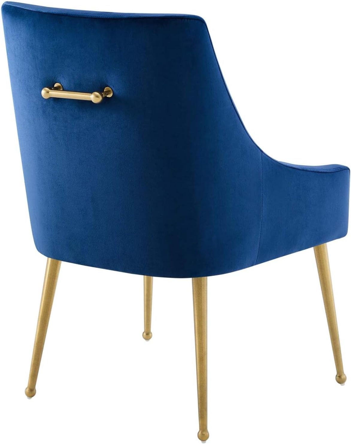Modway Discern Upholstered Performance Velvet Dining Chair Set of 2, Navy