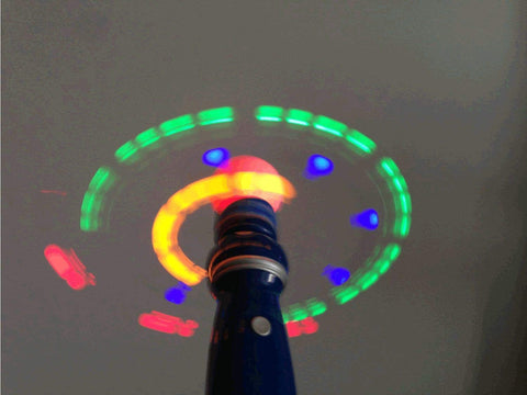 LED Crystal Prism Ball Orbiting Wand by Blinkee