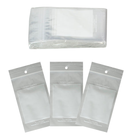 C-Line Write-On Reclosable Small Parts Storage Bags, 3 x 5 Inches, 1000 per Box (47235)
