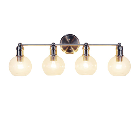Chloe Lighting OXA Transitional Brushed Nickel 4 Light Vanity Bath Light 30" Wide