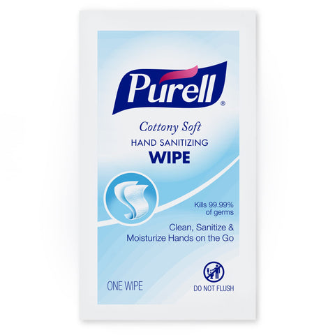 PURELL Cottony Soft Hand Sanitizing Wipes, 1000 Individually Wrapped Hand Sanitizing Wipes in Bulk Packed Shipper - 9026-1M
