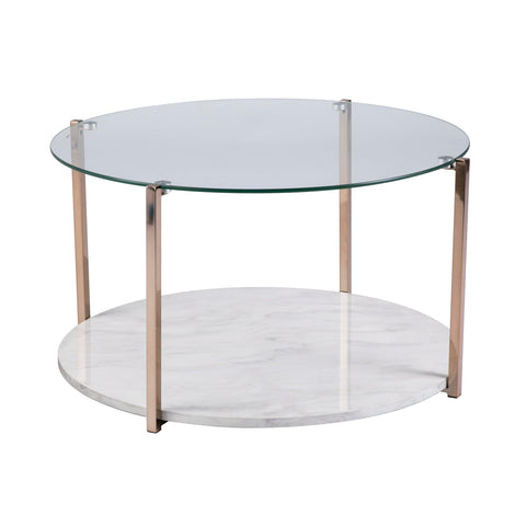 Southern Enterprises Avenida Cocktail Table, gold