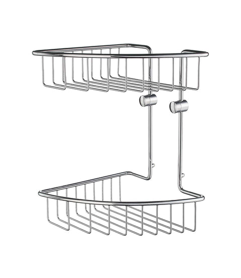 Smedbo SME_HK377 Soap Basket Corner 2 Level, Polished Chrome