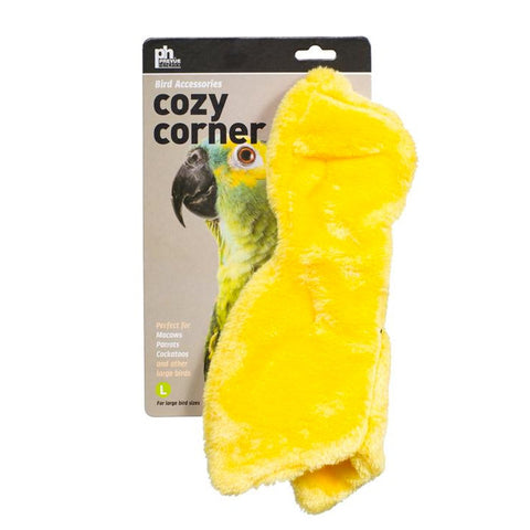 Prevue Pet Cozy Corner Fleece Bird Blanket - Large (Yellow)