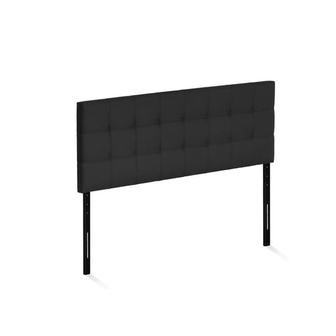 Furinno Roanne Tufted Headboard Black Queen