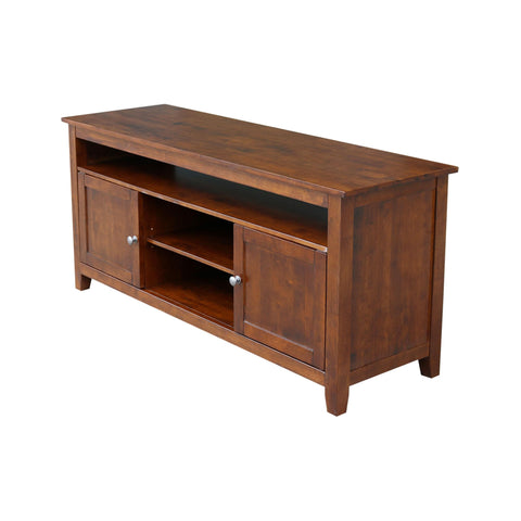 International Concepts Entertainment/TV Stand with 2-Door, Espresso