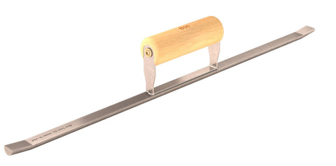 Bon Tool Bon 11-333 14-Inch by 5/8-Inch Half Round Sledrunner with Wood Handle