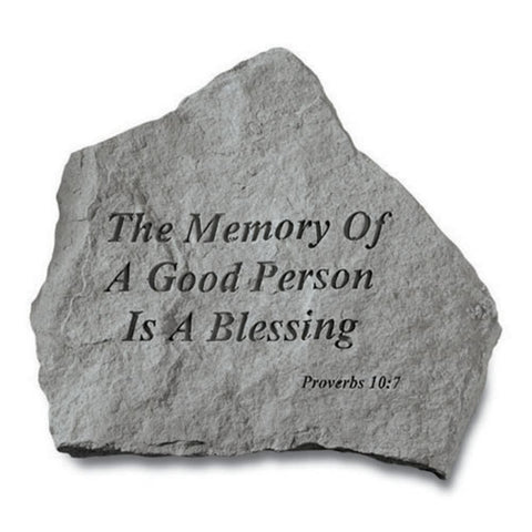 Kay Berry The Memory of A Good Person… Decorative Stones, Multicolor