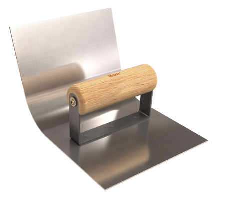 Bon 12-415 6-Inch by 4-1/2-Inch Stainless Steel Gutter Tool with 2-Inch Radius