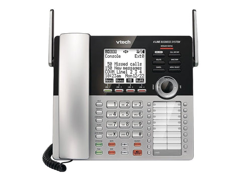 VTech CM18445 Main Console - DECT 6.0 4-Line Expandable Small Business Office Phone with Answering System