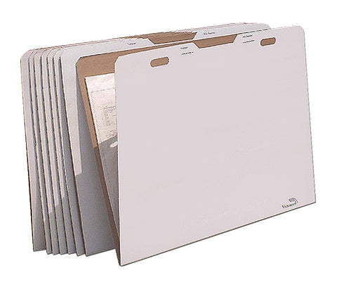 AOS Flat Storage File Folders - Stores Flat Items up to 30"x42" - Pack of 8