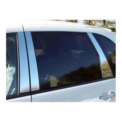 QAA is Compatible with 2003-2010 Chrysler PT Cruiser 6 Piece Stainless Pillar Post Trim PP43701