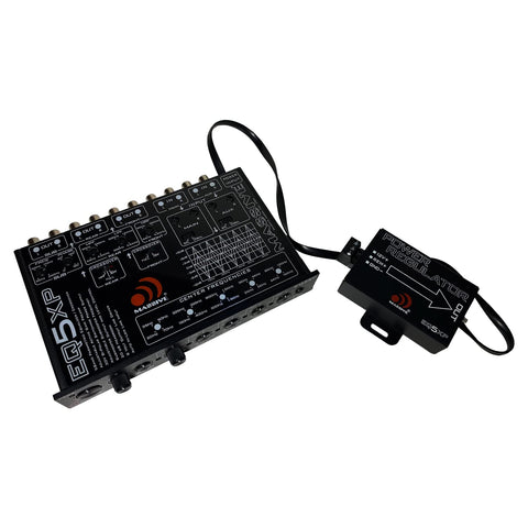 Massive Audio EQ5XP - 5 Band Car Audio Parametric Equalizer and Crossover with Active Front Stage, 6 Channel Output for Quick subwoofer Control and a bandpass Crossover for Your Rear Channels