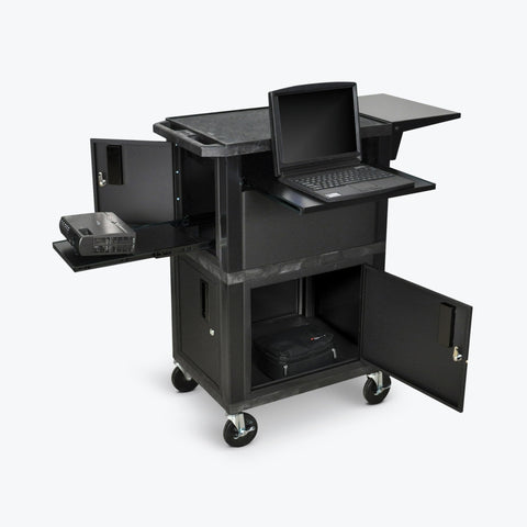 LUXOR WTPSCE 41"H Ultimate Presentation Station with Cabinets