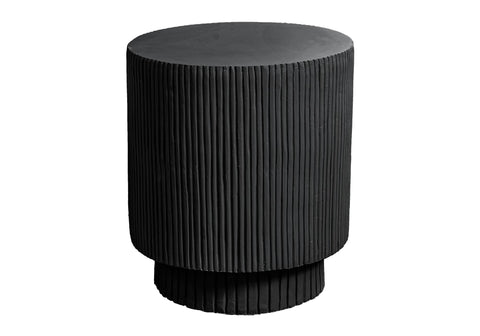 Monarch Specialties I 4150 Accent Table, 25" H, Indoor Or Outdoor, Bedroom, End, Living Room, Nightstand, Round, Side Table, Black, Contemporary, Modern