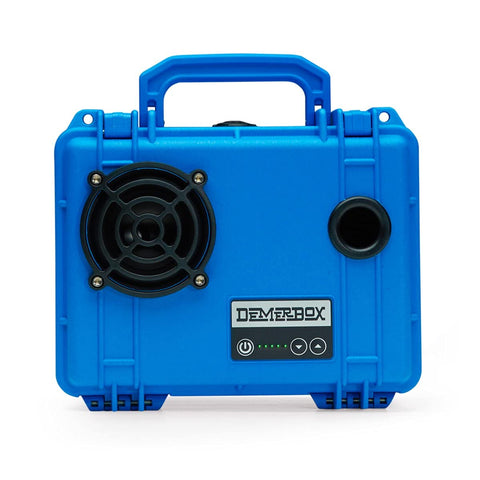 DemerBox: Waterproof, Portable, and Rugged Outdoor Bluetooth Speakers. Loud Sound, 40+ hr Battery Life, Dry Box + USB Charging, Multi-Pairing Party Mode. Built to Last + Fully Serviceable (Blue DB1)